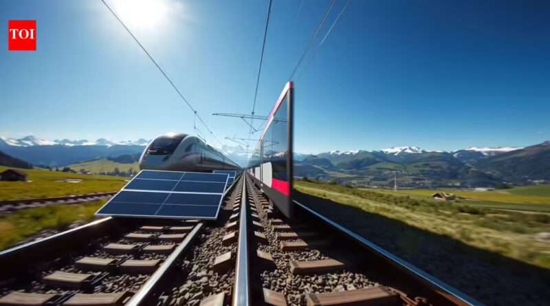 Italy could become the next country to build solar railway tracks after Switzerland's successful trial | World News