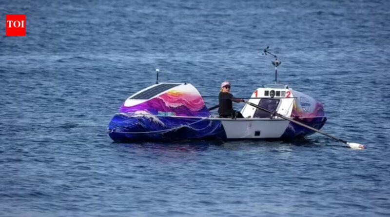 Meet Kelsey Pfendler, the 32-year-old who spent 43 days alone at sea, becoming the first American woman to row solo from California to Hawaii across a 2,400-mile stretch of ocean