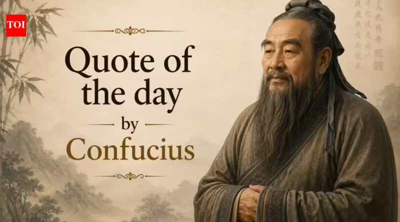 Quote of the day by Chinese philosopher Confucius: "Attack the evil that is within yourself, rather than attacking…" | World News
