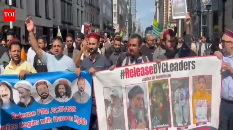 'Stop the genocide': Baloch protesters in Germany raise alarm over Pakistan atrocities