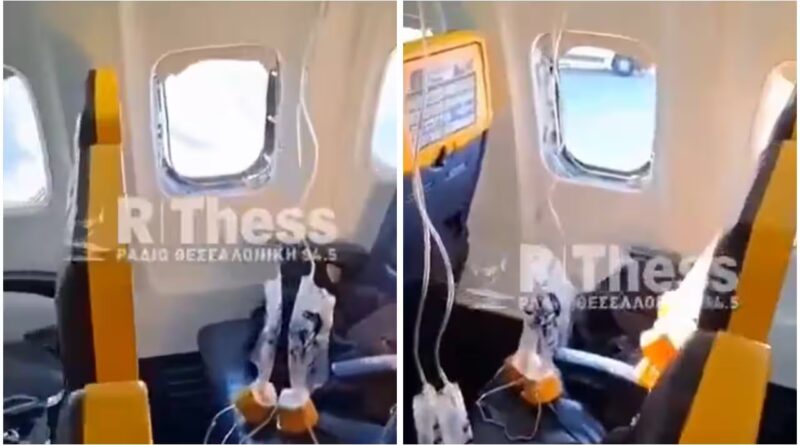 Ryanair Incident: Passenger nearly pulled out of Ryanair plane after cabin window breaks mid-flight