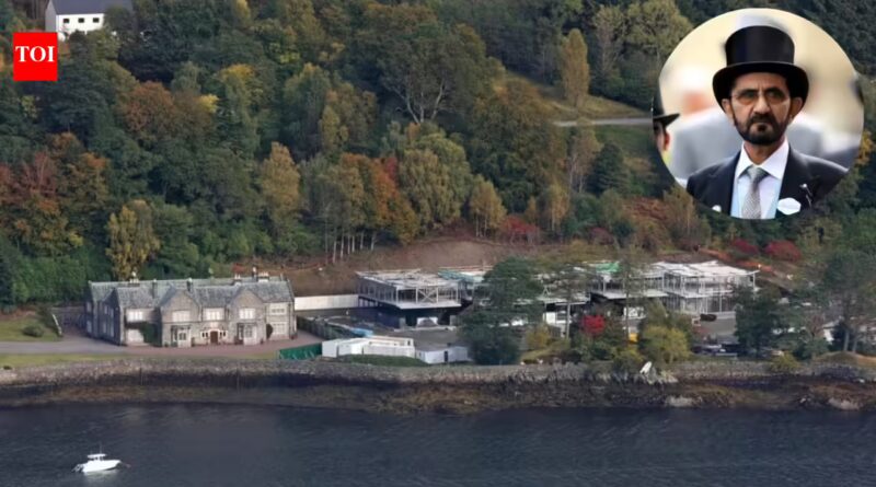 The Emir of Dubai owns a 63,000-acre estate in Scotland, but the Sheikh has visited his multi-million-dollar property only five times in 20 years because it doesn't have enough bedrooms