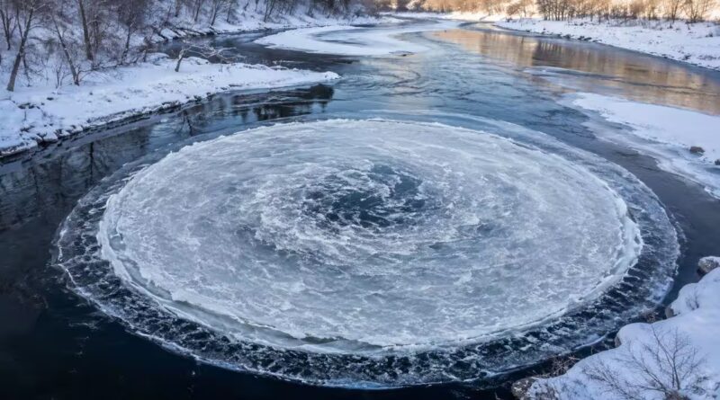 Every winter, Canadian rivers produce giant spinning circles of ice. Scientists now know why | World News