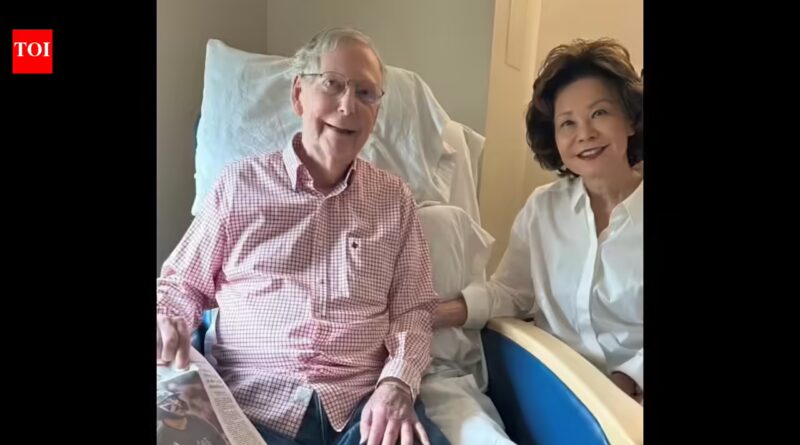 Mitch McConnell issues proof he's alive in a photo from hospital, Internet says release a video to prove photo is not AI-generated