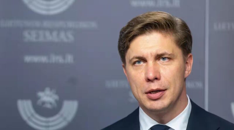 Mindaugas Sinkevicius becomes Lithuania PM after parliament approves manifesto