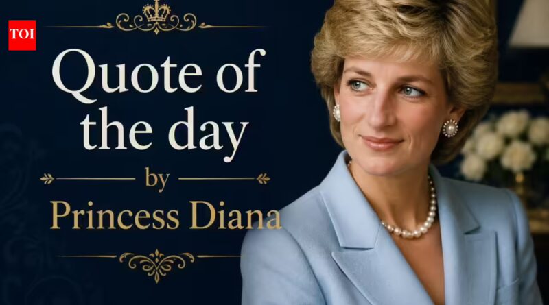 Quote of the day by Princess Diana: "I don't want expensive gifts; I don't want to be bought. I have everything I want. I just want someone to…" - why emotional security can matter more than wealth or luxury | World News