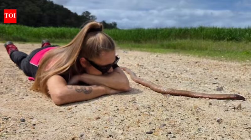 An Australian cyclist accidentally trapped a 2-metre venomous eastern brown snake in her bike chain, then it bit her | World News