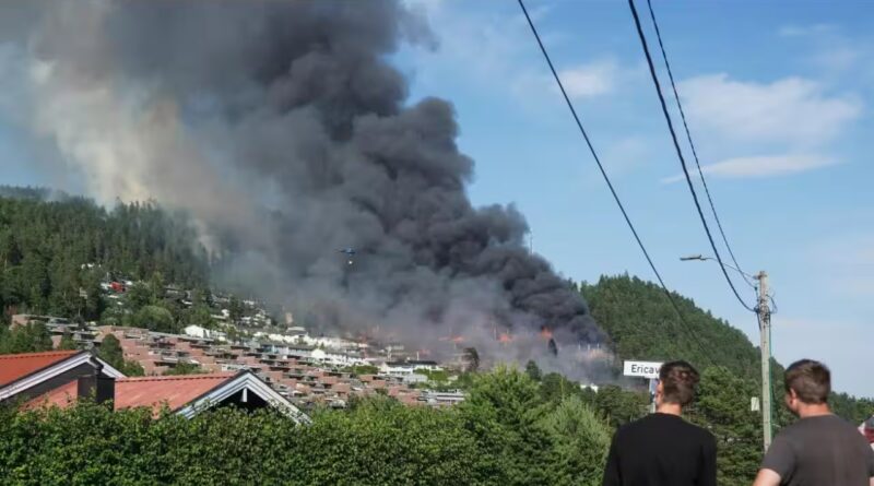Watch: Largest residential fire in Norway's modern history destroys at least 100 homes; triggers mass evacuation