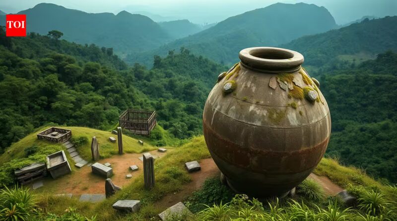 A giant stone jar in Laos holding 37 skeletons may finally solve a century-old mystery | World News