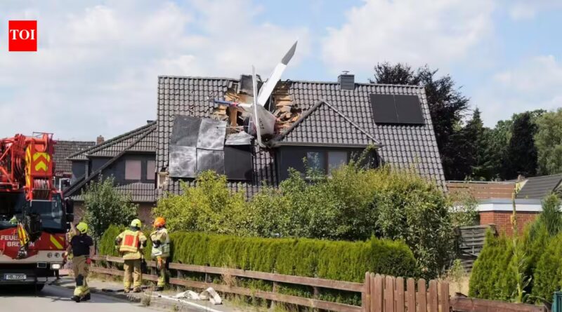 Two killed after small plane crashes into house in Germany