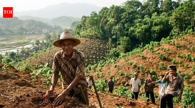 In 1996, Indonesia's 'crazy' tree planter who was mocked for his mission planted 11,000 trees and turned barren hills into a green paradise | World News