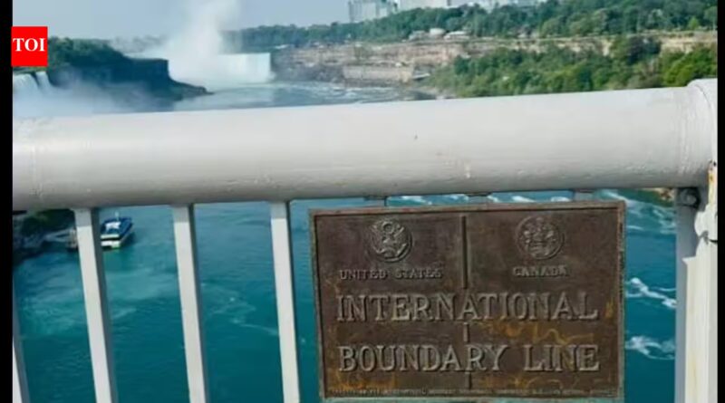 Why do people claim they crossed over to Canada from the US border by mistake?