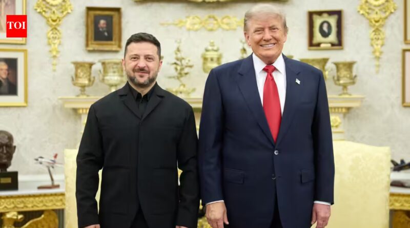 Donald Trump: Donald Trump, Zelenskyy discuss Patriot production, Russia peace talks at White House