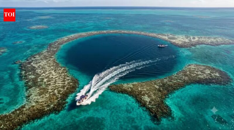 Divers once believed the Great Blue Hole was bottomless; then explorers discovered human remains deep inside | World News