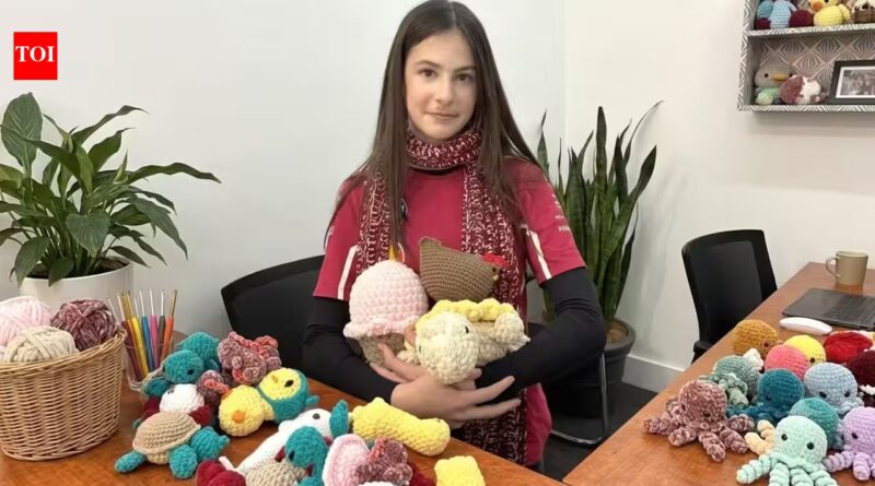 Crochet For Charity: Australian teen, 13, learns crochet online, spends holidays making toys for hospitalised children