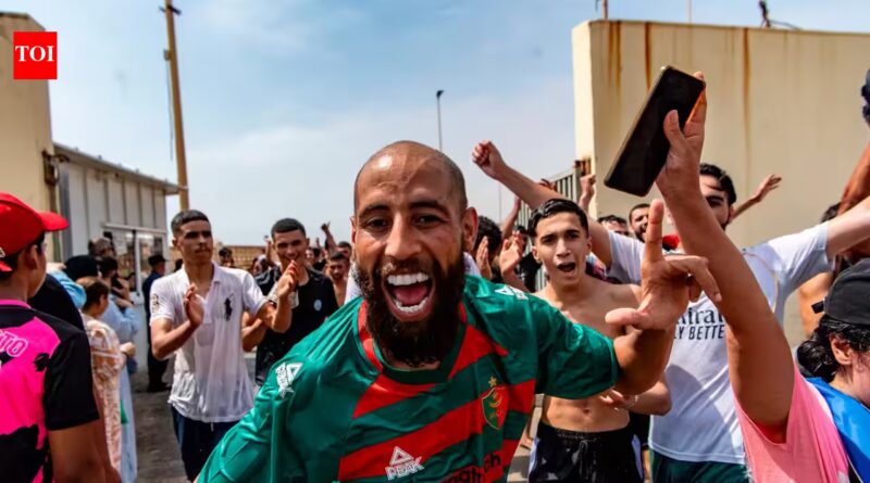 Videos of Moroccan migrants entering Spain after swimming around border barriers go viral; 'Declare national emergency'