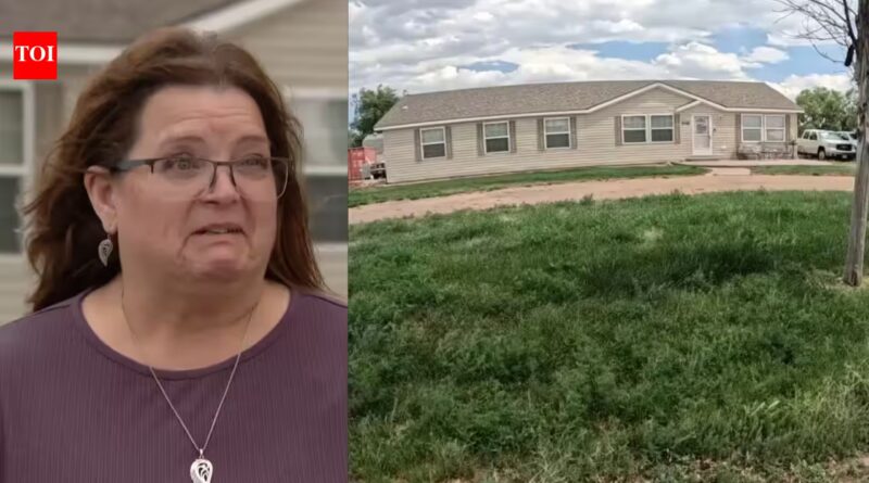 A $215,280 Colorado home is being sold without inspections; the buyer must remove the woman living inside, and she says she will not leave