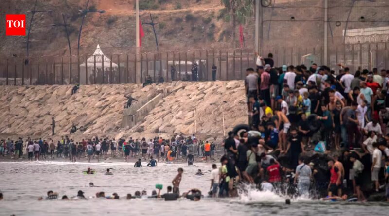 Spain races to secure Ceuta border with floating barrier after mass crossings and 67 deaths