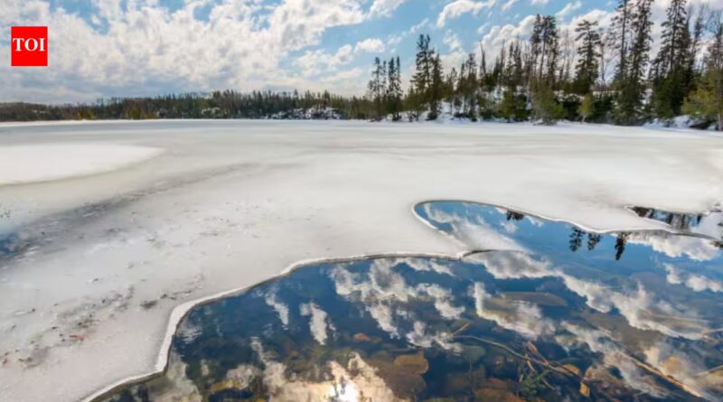 Researchers tracked 724 Northern Hemisphere lakes from 2000 to 2022; above critical winter temperatures, ice-loss sensitivity rose up to 22-fold and could shorten seasons by 40 days