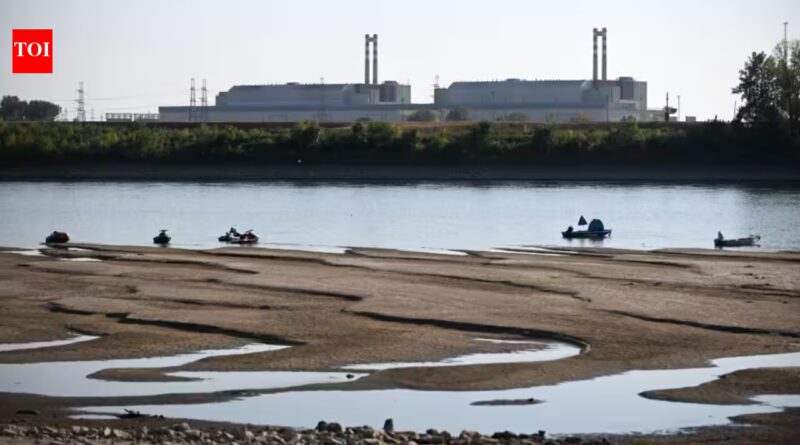 Hungary shut its only nuclear plant for the first time in 44 years after the Danube fell too low to cool its reactors; nearly half its electricity supply is now affected