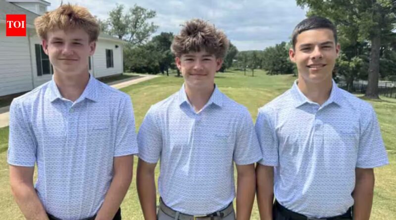 Three Virginia students were attending golf-team tryouts when they saw a family struggling in Lake Culpeper; they jumped in and brought all three ashore