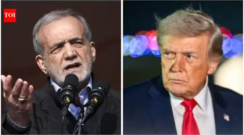 Iran Tensions: Iran won't escalate tensions but will defend itself, says Pezeshkian as Donald Trump claims Tehran has 'last chance'