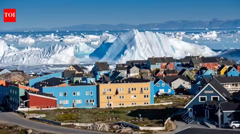 A livestream from Greenland’s UNESCO-listed Ilulissat Icefjord captured a mammoth iceberg rolling over and exposing its blue underside