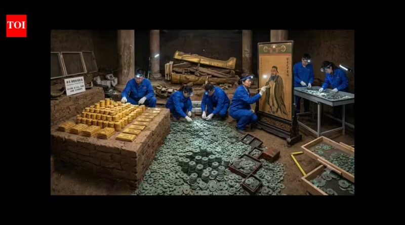In 74 BC, Liu He ruled China for only 27 days; nearly 2,000 years later, his tomb revealed almost 2 million coins and about 120kg of gold