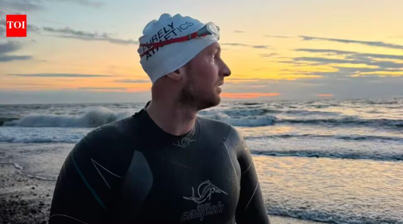 Meet Bartlomiej Kubkowski: The first man to swim 100 miles across the Baltic Sea from Sweden to Poland without sleep, breaks or boat assistance | World News