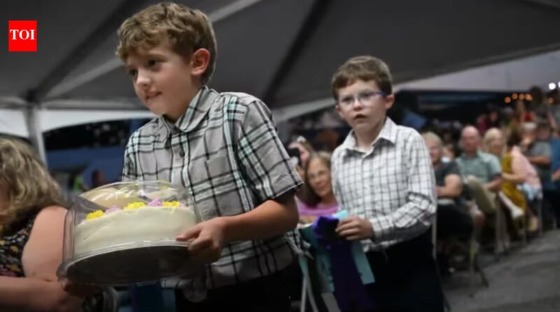 Maryland 10-year-old Herbie Martin IV stayed up until 2 a.m. perfecting his lemon blueberry buttercream cake; the grand champion cake sold for $15,000