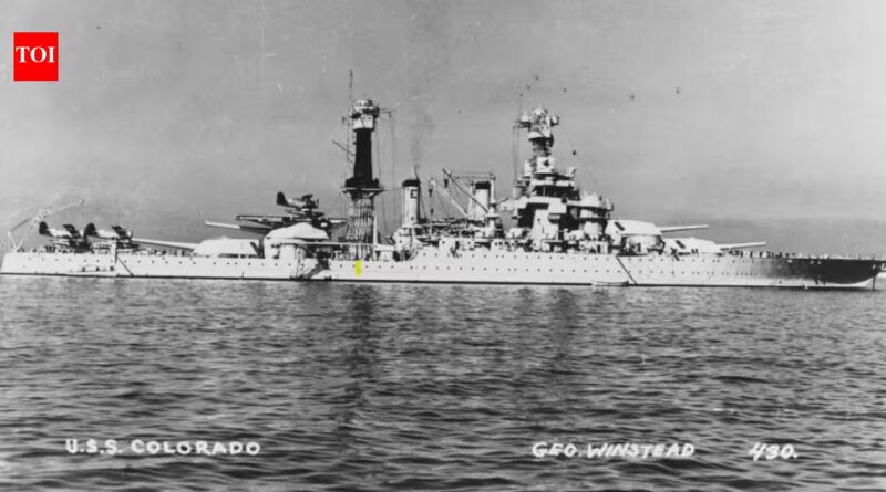 Tinian: In 1944, Japanese shore guns hit USS Colorado 22 times off Tinian, killing 43 and wounding 198; the battleship stayed in action and fired back